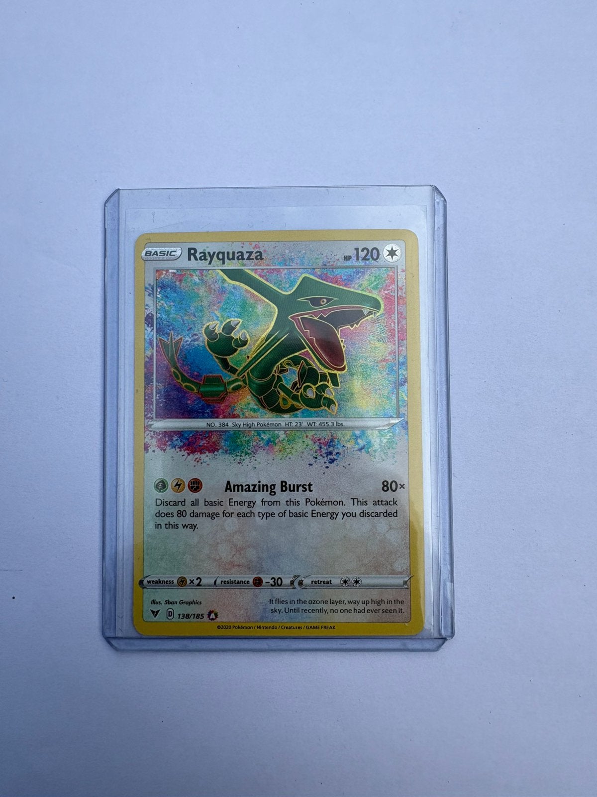 Rayquaza 138, Ophalen of Verzenden, Zo goed als nieuw