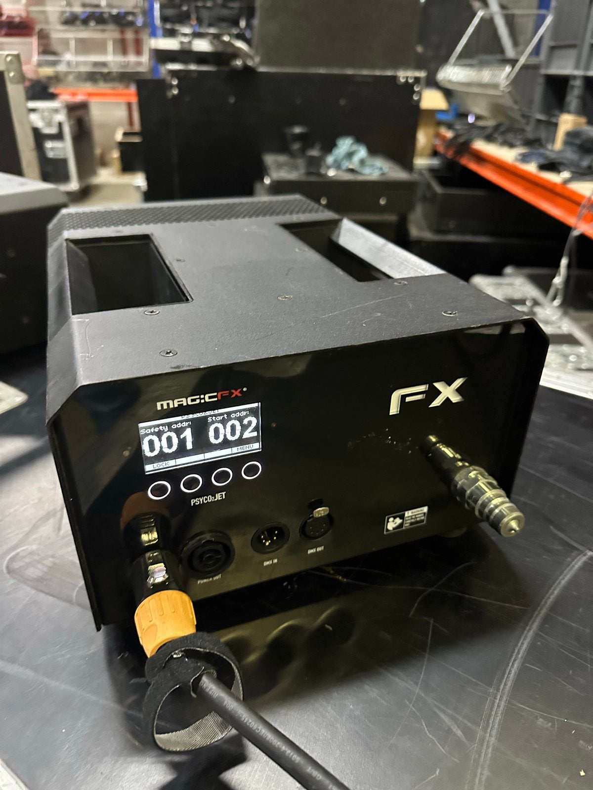 2 x MagicFX Psycojet FX CO2 Jet, Ophalen, Gebruikt, Overige typen, Geluidgestuurd