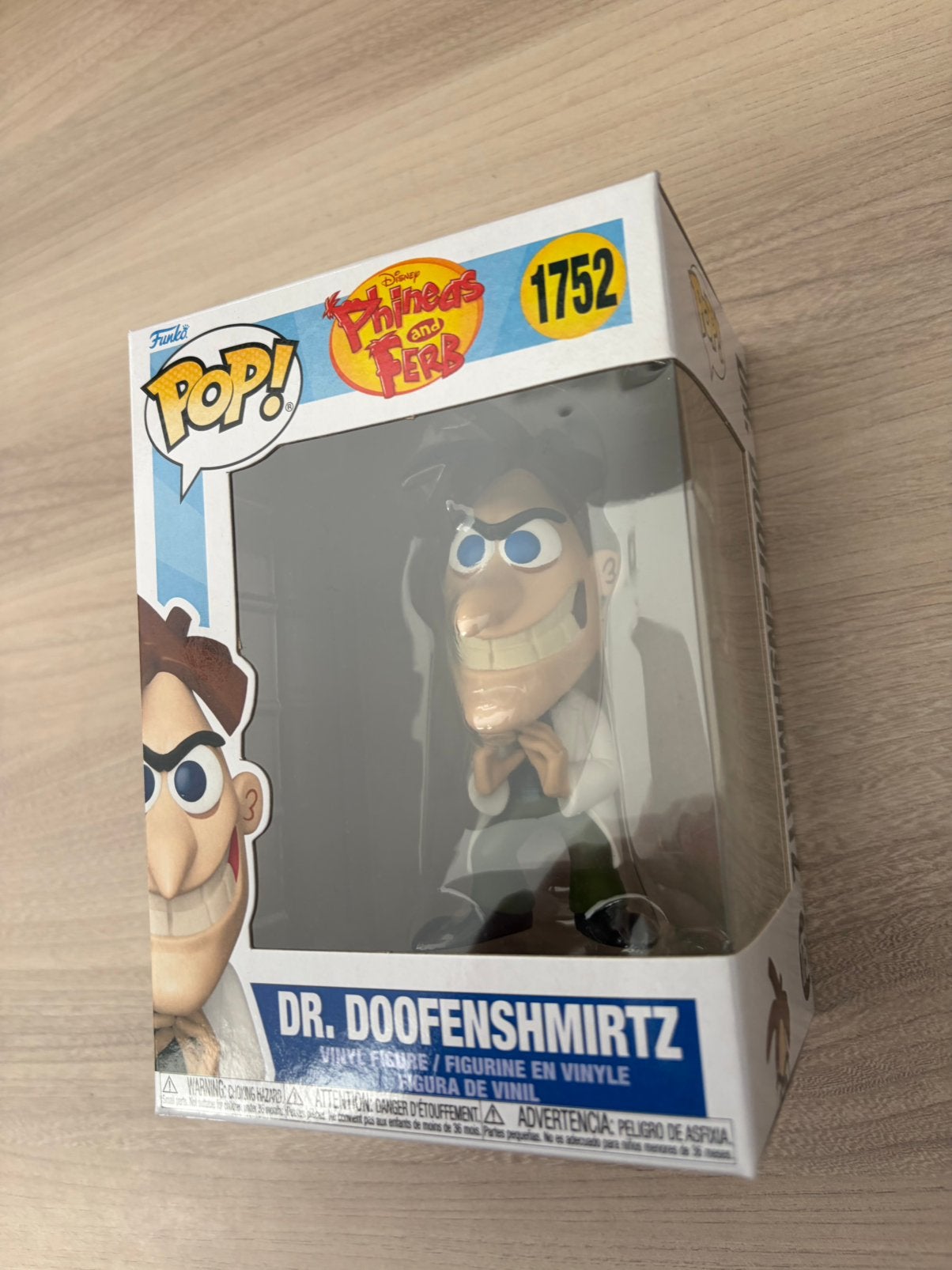 Dr. Doofenshmirtz #1752 Funko Pop! Disney Phineas and Ferb, Funko Europe, Ophalen of Verzenden, Zo goed als nieuw, 4th floor, 1 Queen Caroline St, London W6 9YN, Verenigd Koninkrijk