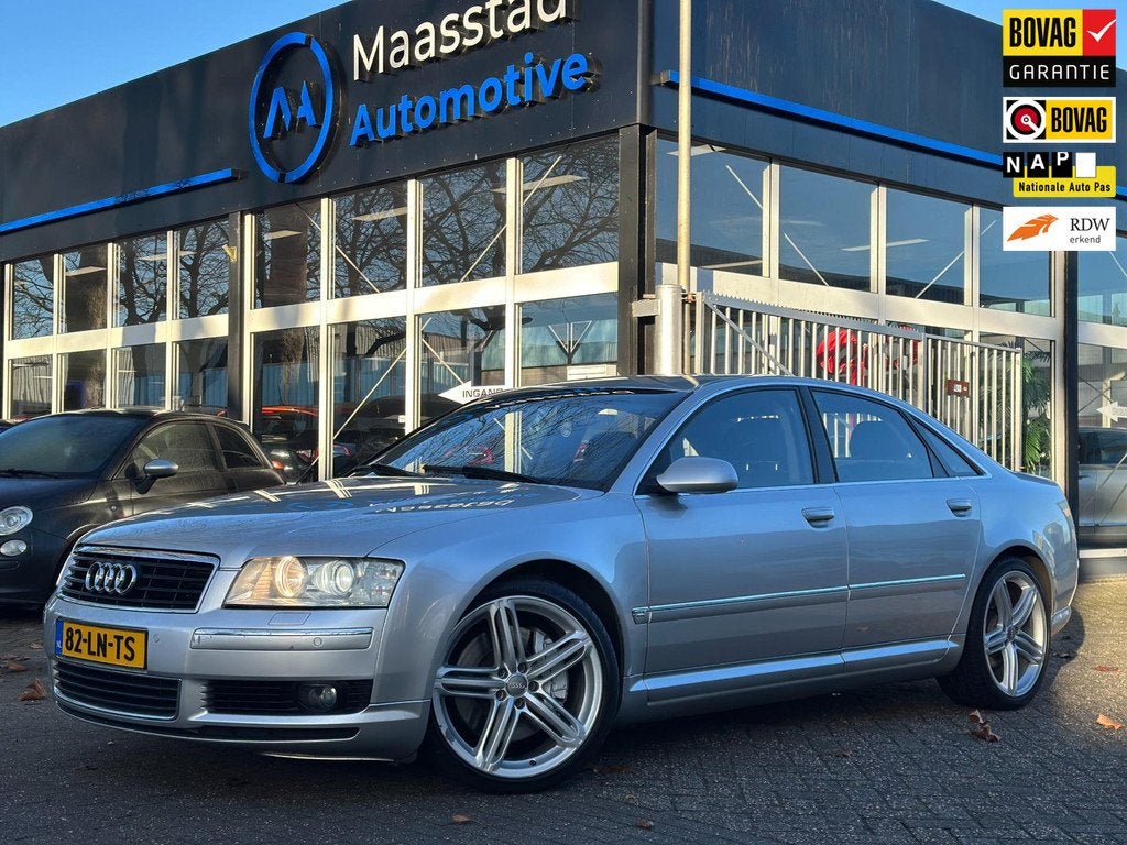 Audi A8 4.2 quattro Exclusive Luchtvering Youngtimer in nett, Automaat, 4172 cc, Gebruikt, Bedrijf