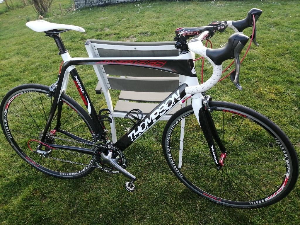 Thompson Antares, kader 58 Full carbon, Ultegra afgemonteerd, Fietsen en Brommers, Fietsen | Racefietsen, Gebruikt, Carbon, 15 tot 20 versnellingen