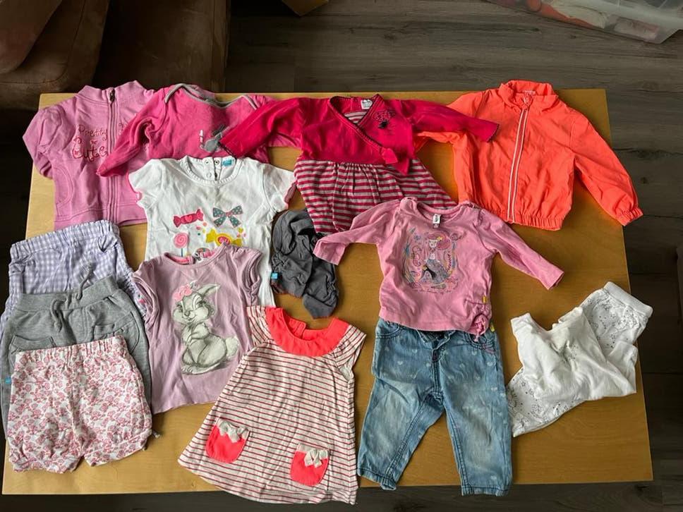 Pakket meisjeskleding maat 68 (jas inmiddels verkocht), Ophalen of Verzenden, Gebruikt, Meisje