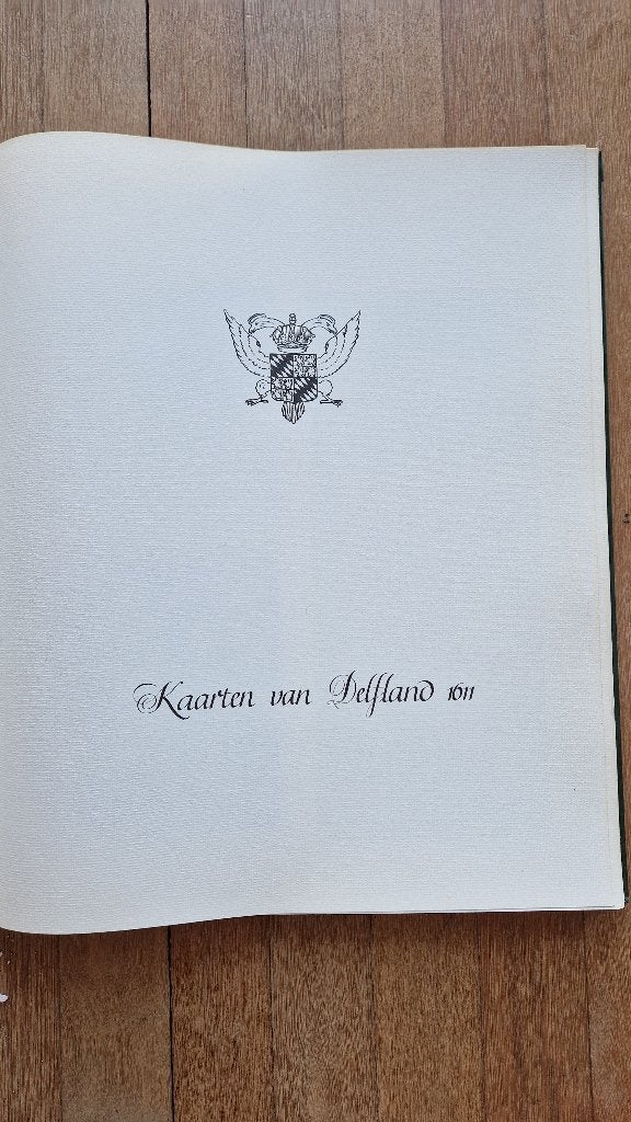 Kaartboek van Rijnland  1746, Gelezen, Robas Uitgeverij (Facsimile), Voor 1800, Ophalen of Verzenden