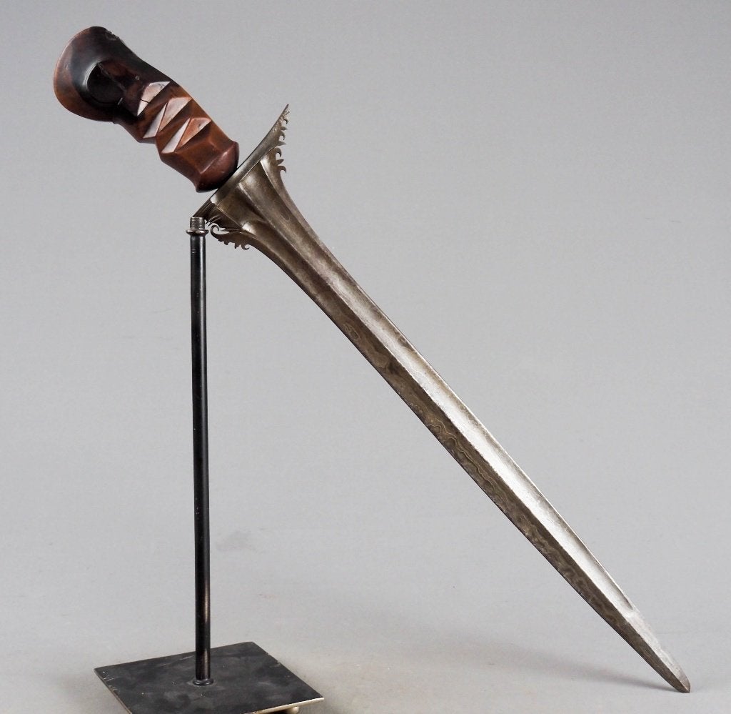 Bali kris - Timoho Pelet - ada ada vorm - harmonica greep, Antiek en Kunst, 64 cm, Wapen, Ophalen of Verzenden, Indonesië