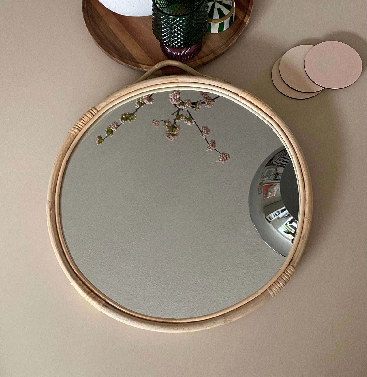 spiegel rond, Ophalen, Gebruikt, Rond, Minder dan 50 cm