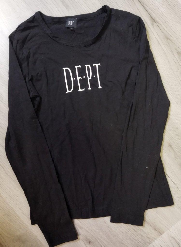 Dept Longsleeve Maat L, Zwart, Maat 42/44 (L), Ophalen of Verzenden, Zo goed als nieuw