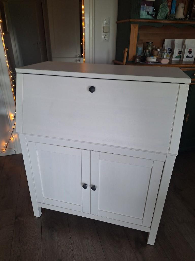 IKEA HEMNES Bureau/ secretaire wit, Ophalen, Gebruikt, Scandinavisch