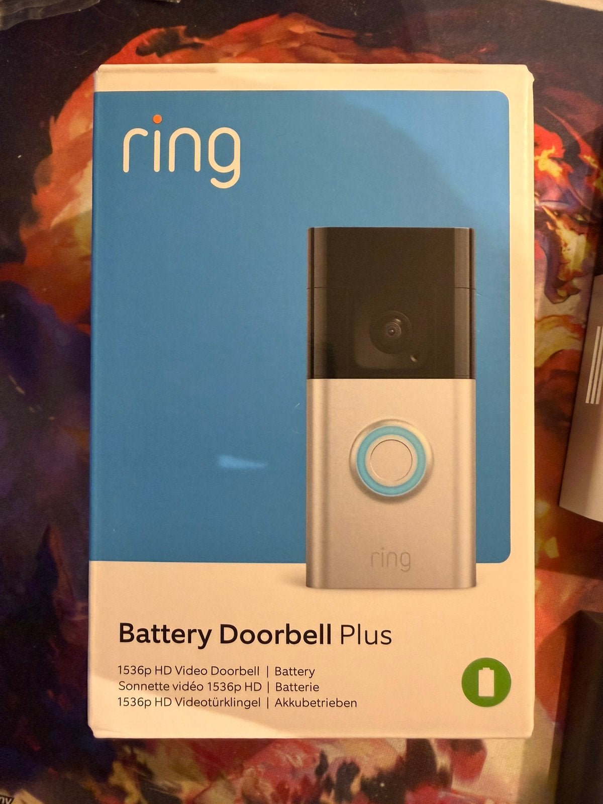 Ring videodeurbel op batterij + Ring deurbel in stopcontact, Huis en Inrichting, Deurbellen, Verzenden, Zo goed als nieuw