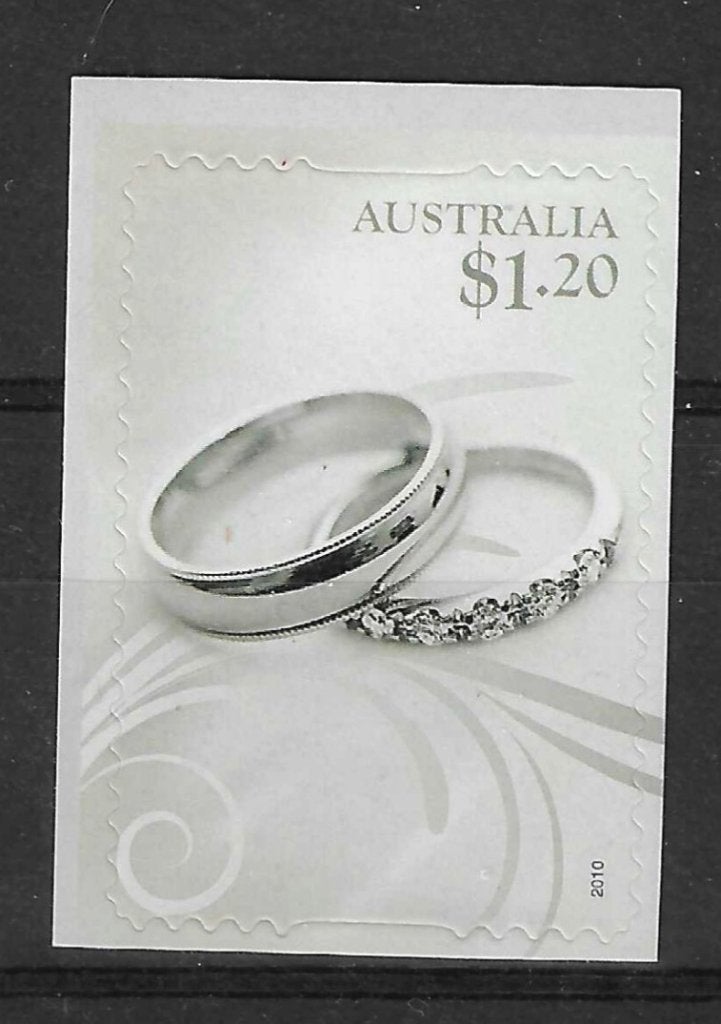 AUSTRALIE 2010, mi 3445 BA "Wedding Rings" postfris, Ophalen of Verzenden, Postfris
