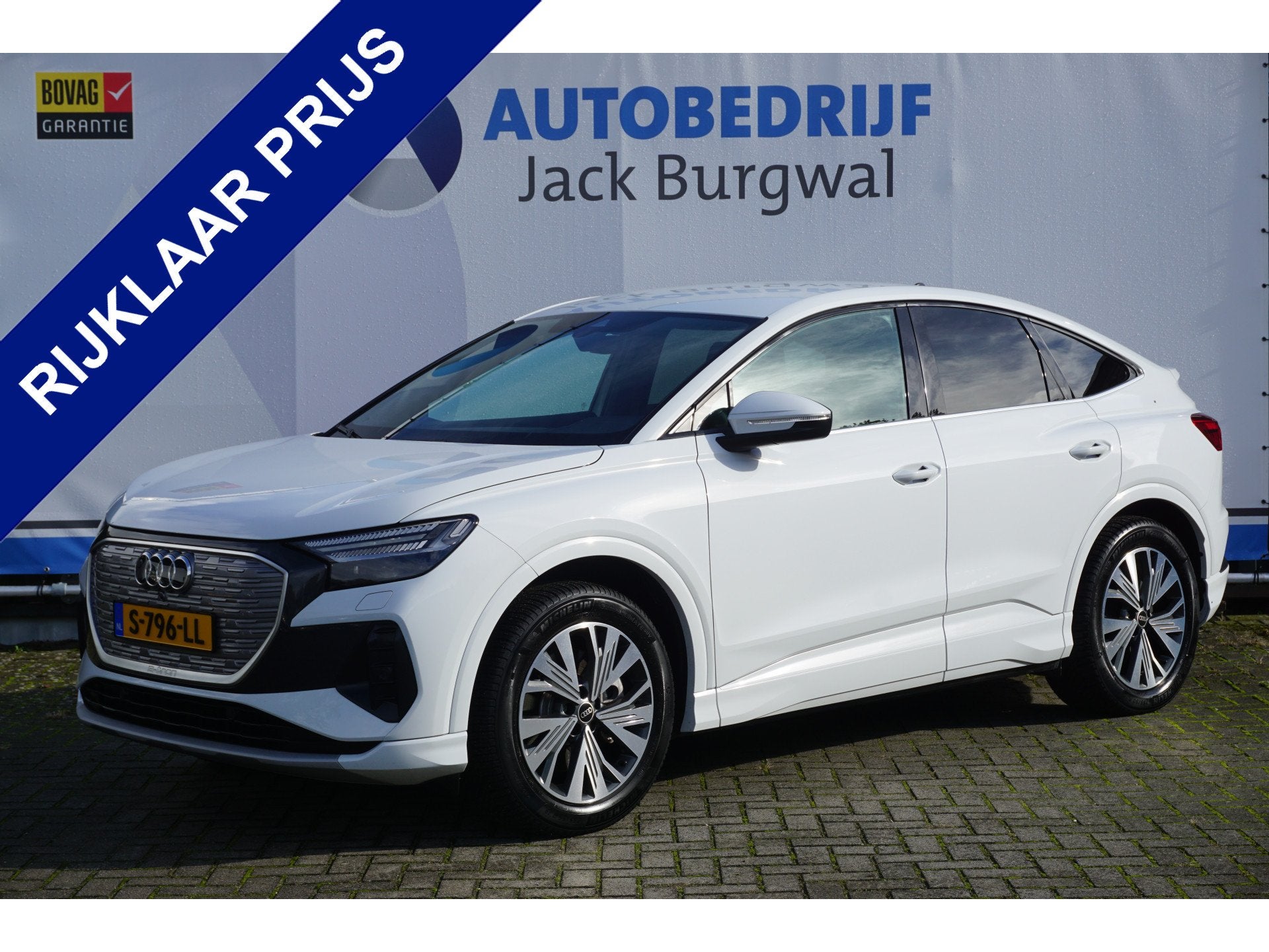 Audi Q4 Sportback e-tron 40 edition 77 kWh SOH 92% | Trekhaa, Auto's, 12 maanden, Achterwielaandrijving, Gebruikt, 495 min