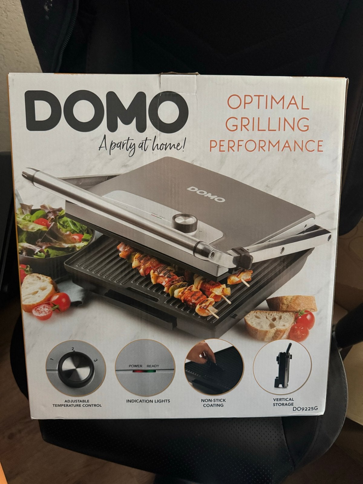 Domo DO9225G Tafelgrill - Nieuw in verpakking, Witgoed en Apparatuur, Ophalen, Nieuw, Tafelgrill