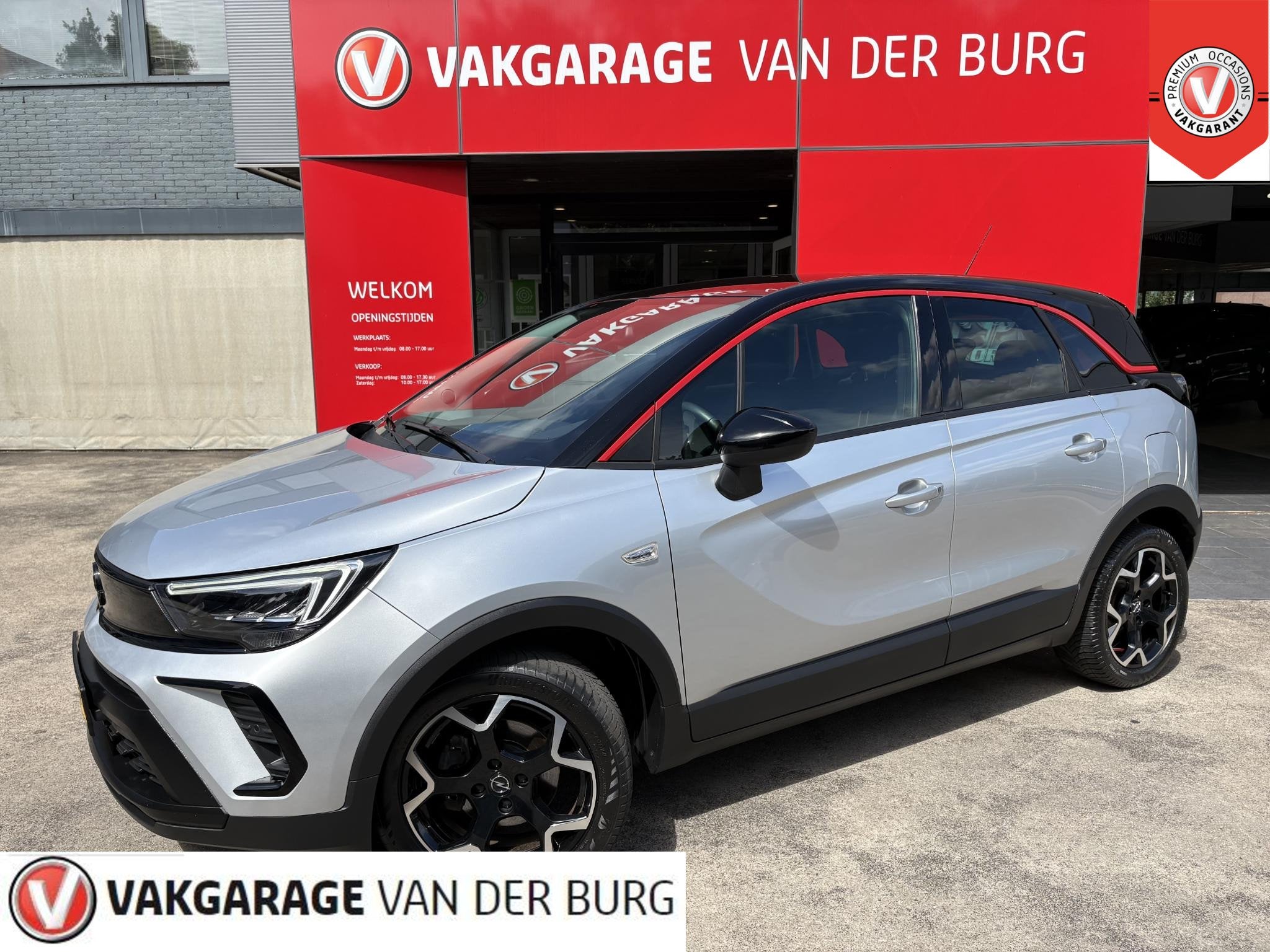 Opel Crossland 1.2 Turbo GS, Auto's, 12 maanden, Gebruikt, Bedrijf, 600 kg