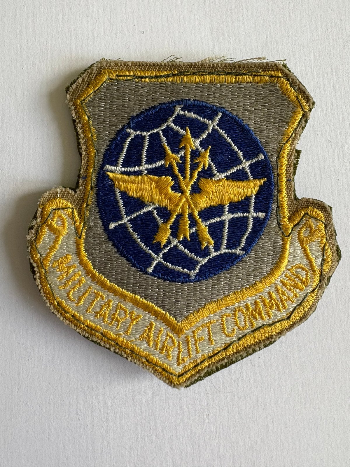 USAF Military Airlift Command patch, Ophalen of Verzenden, Luchtmacht, Nederland, Embleem of Badge