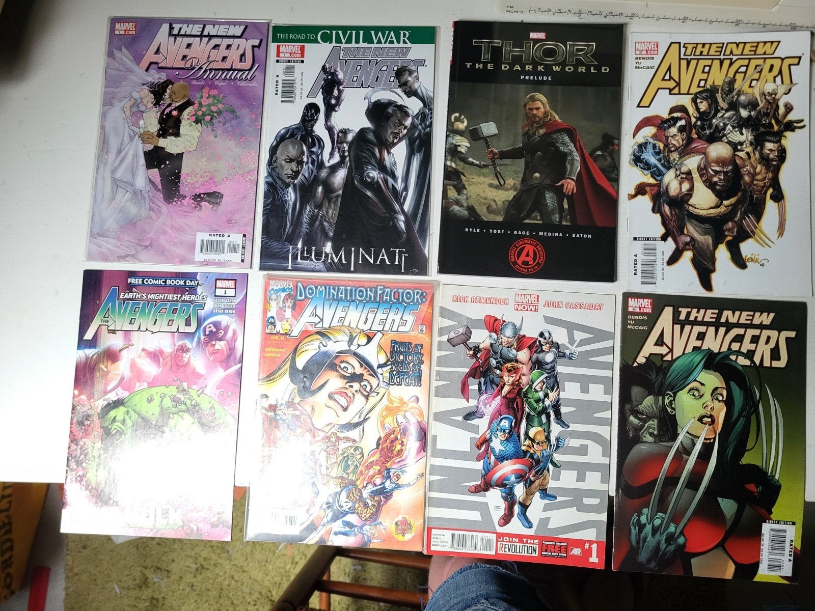 Avengers mix. 1tpb thor. Annual.4x comic. 2x free comic day, Meerdere comics, Ophalen of Verzenden, Zo goed als nieuw, Amerika