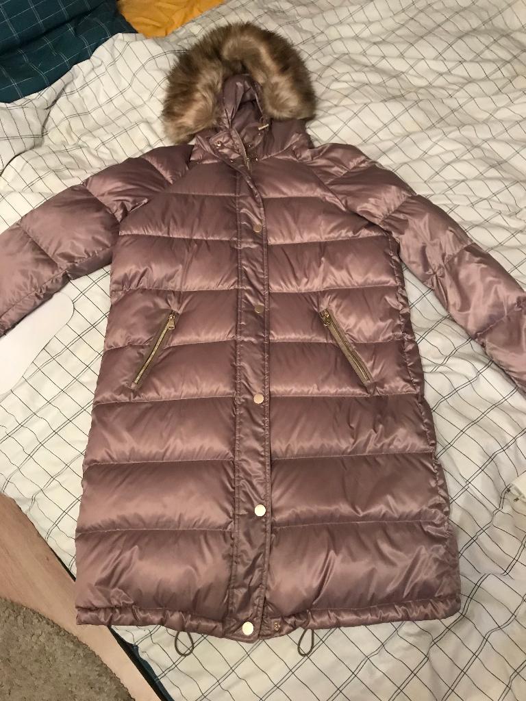 Beaumont jas donzen winterjas donsjas down jas taupe maat 38, Maat 38/40 (M), Bruin, Beaumont, Nieuw