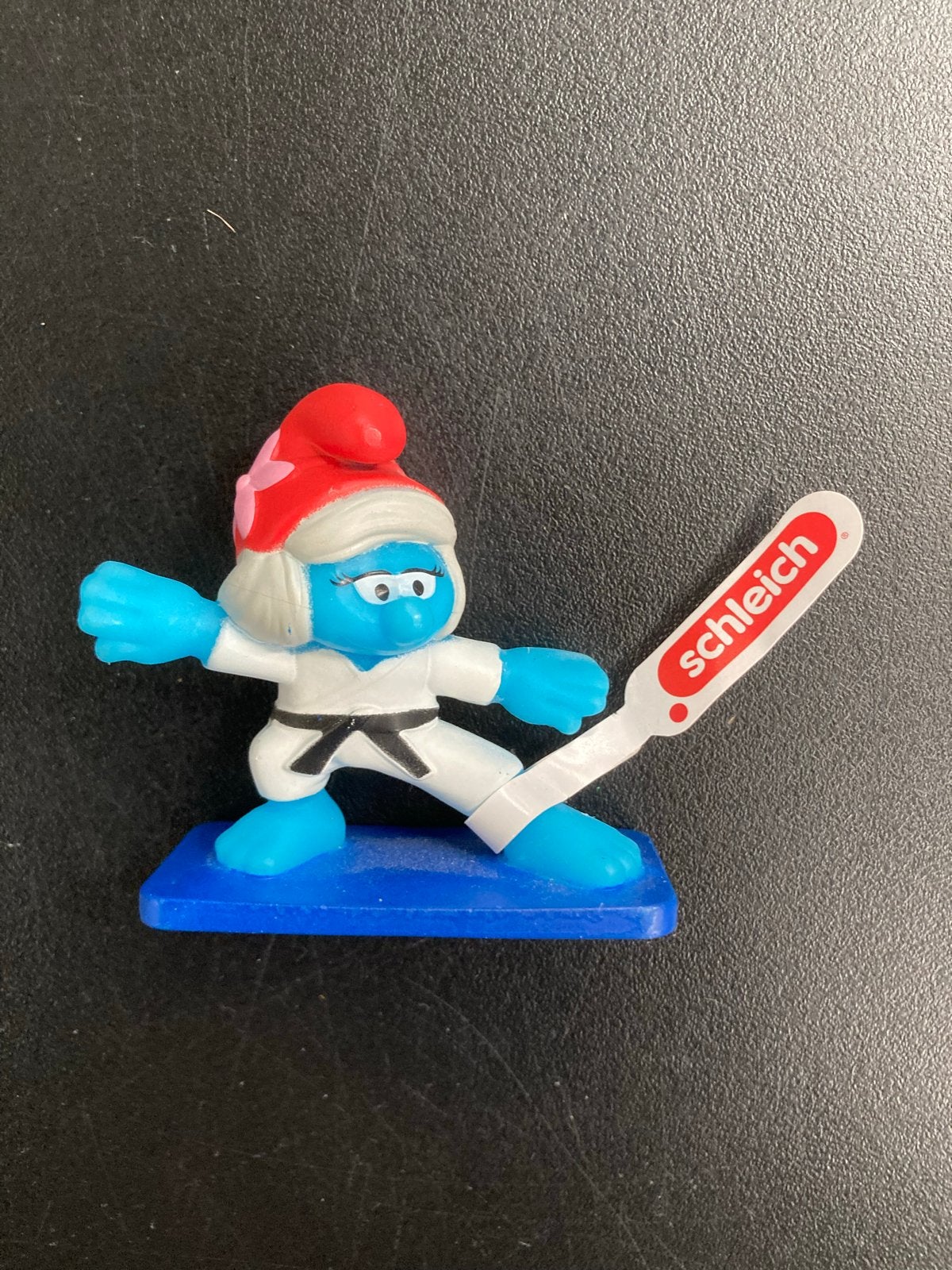 Schleich Smurf Judoka - Zeldzaam Verzamelobject, Schleich, Ophalen of Verzenden, Zo goed als nieuw, W