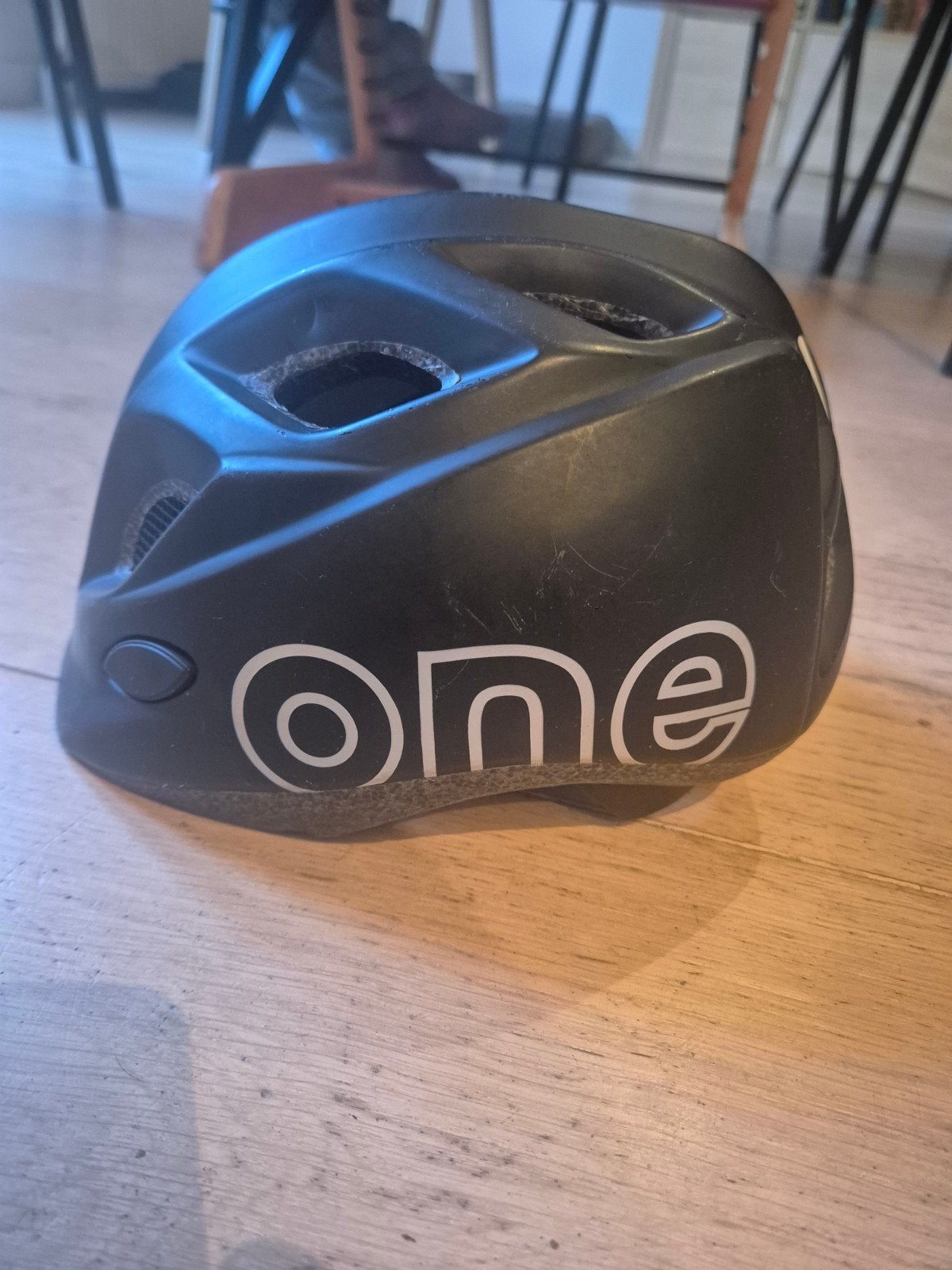 Bobike ONE Plus Fietshelm Zwart XS 48-52cm, Gebruikt, Jongen of Meisje, Bobike, Ophalen