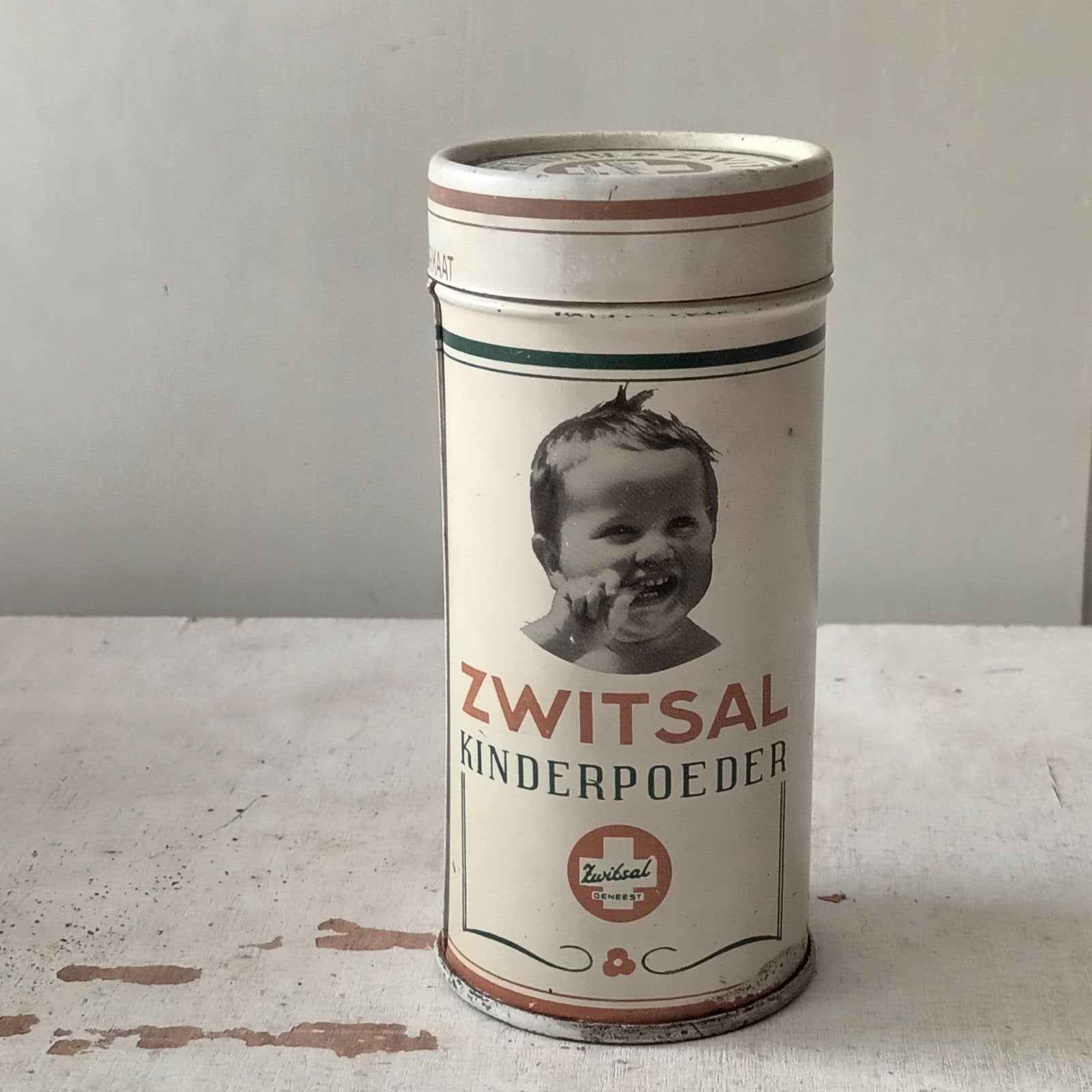 Oud Zwitsal Kinderpoeder Blik - Decoratief Item, Ophalen of Verzenden