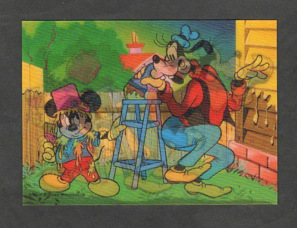 3D Kaart Goofy to Mickey Mouse: Where is the tin?, Ophalen of Verzenden, 1960 tot 1980, Ongelopen, Kinderen
