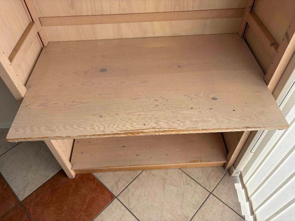 Lundia Bureaublad 100 cm (lazuur wit), Huis en Inrichting, Kasten | Stellingkasten, Ophalen, Gebruikt