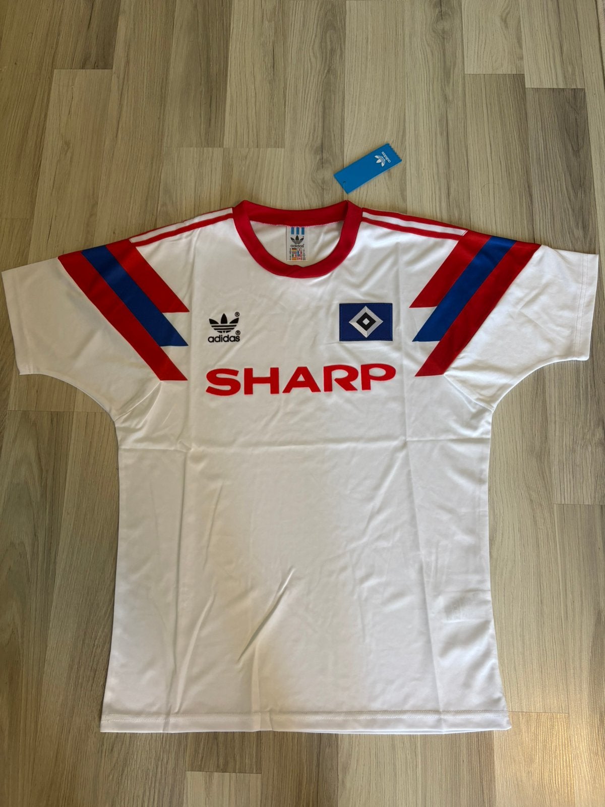 Hamburger SV voetbalshirt retro 1990-1991, Maat M, Ophalen of Verzenden, Nieuw, Shirt