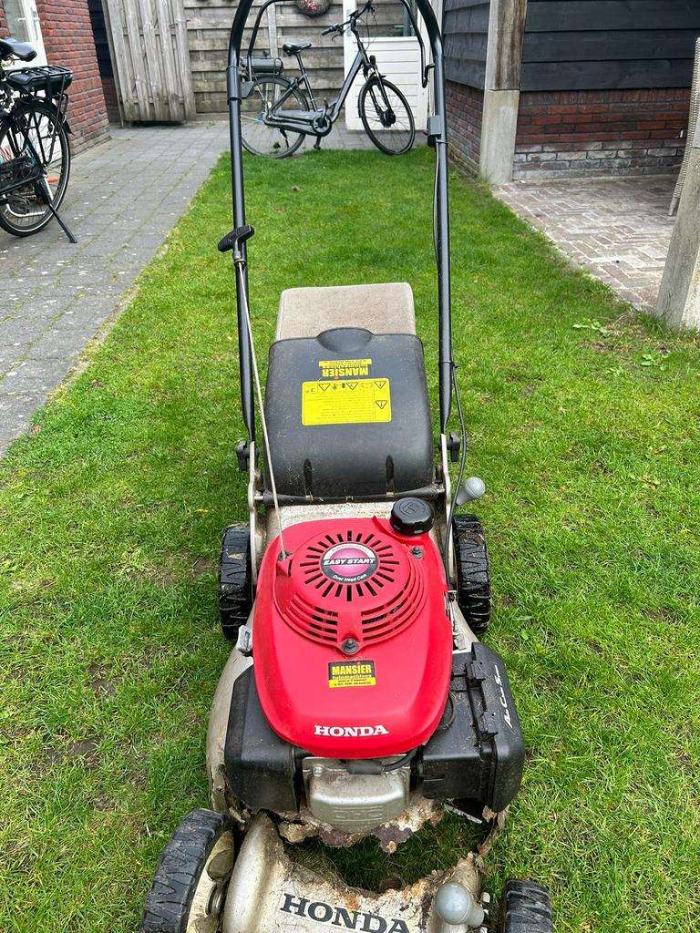 Grasmaaier met honda motor., Tuin en Terras, Ophalen of Verzenden, Zo goed als nieuw