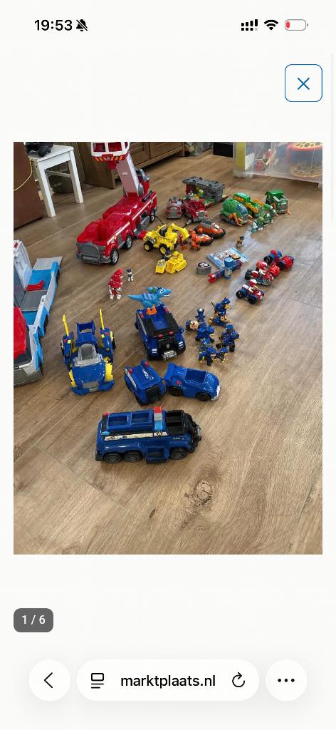 Paw patrol speelgoed, Ophalen of Verzenden, Gebruikt, Jongen of Meisje