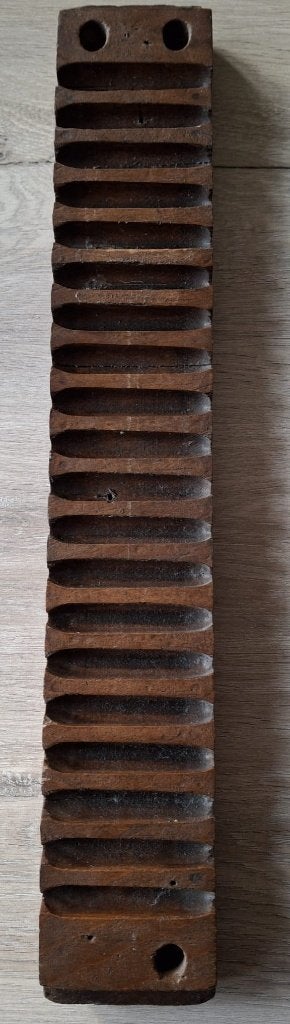 Antieke sigarenpers/sigarenmal-houten ribmal–tabakshistorie, Antiek en Kunst, Antiek | Gereedschap en Instrumenten, Ophalen