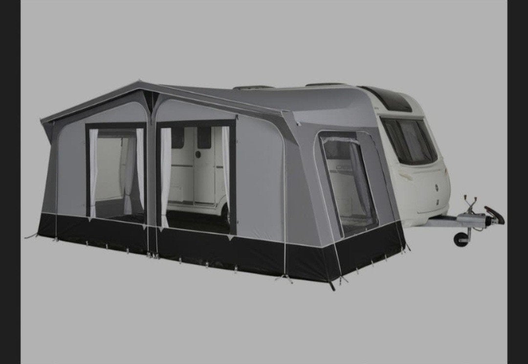Hobby Classic Caravan met voortent en luifel, Caravans en Kamperen, Ophalen, Gebruikt