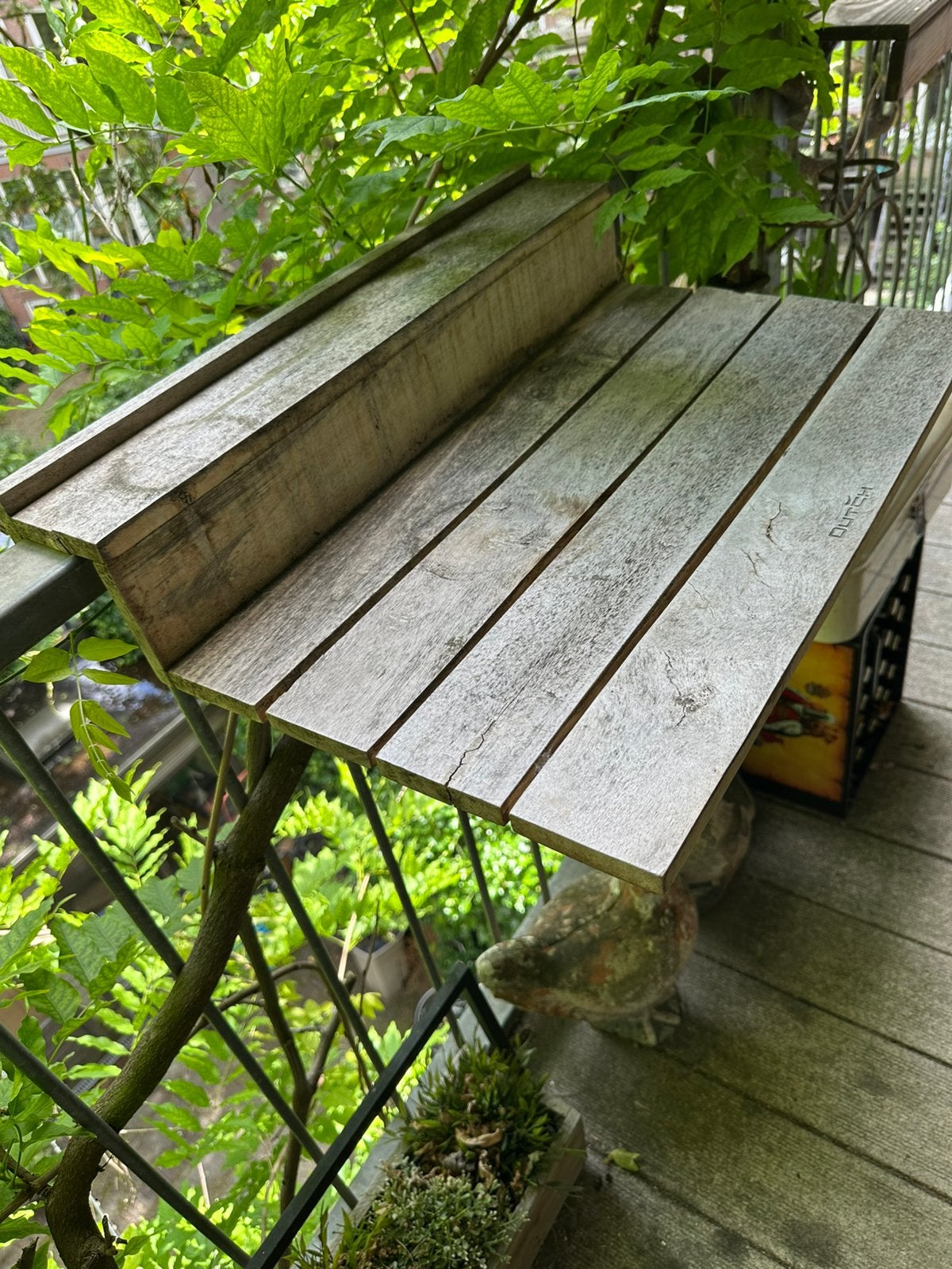 Balkonbar Dutch, balkontafel, 60x43,5x14cm, Tuin en Terras, Ophalen, Gebruikt, Rechthoekig, Hout