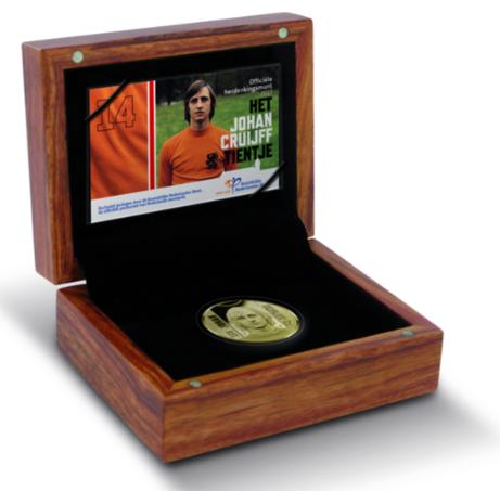10 Euro 2017 Goud Johan Cruijf, Postzegels en Munten, Munten | Nederland, Koningin Beatrix, Euro's, Losse munt, Goud