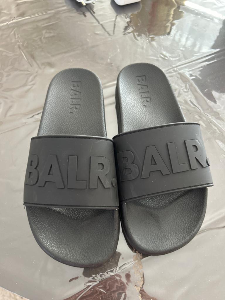 Balr jongens slippers - Zo goed als nieuw, Ophalen, Zo goed als nieuw, Zwart, Slippers