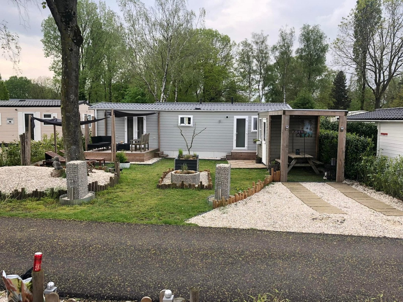 Te huur volledig gemeubileerd chalet vanaf 1 aug, Caravans en Kamperen, Stacaravans, Tot en met 2