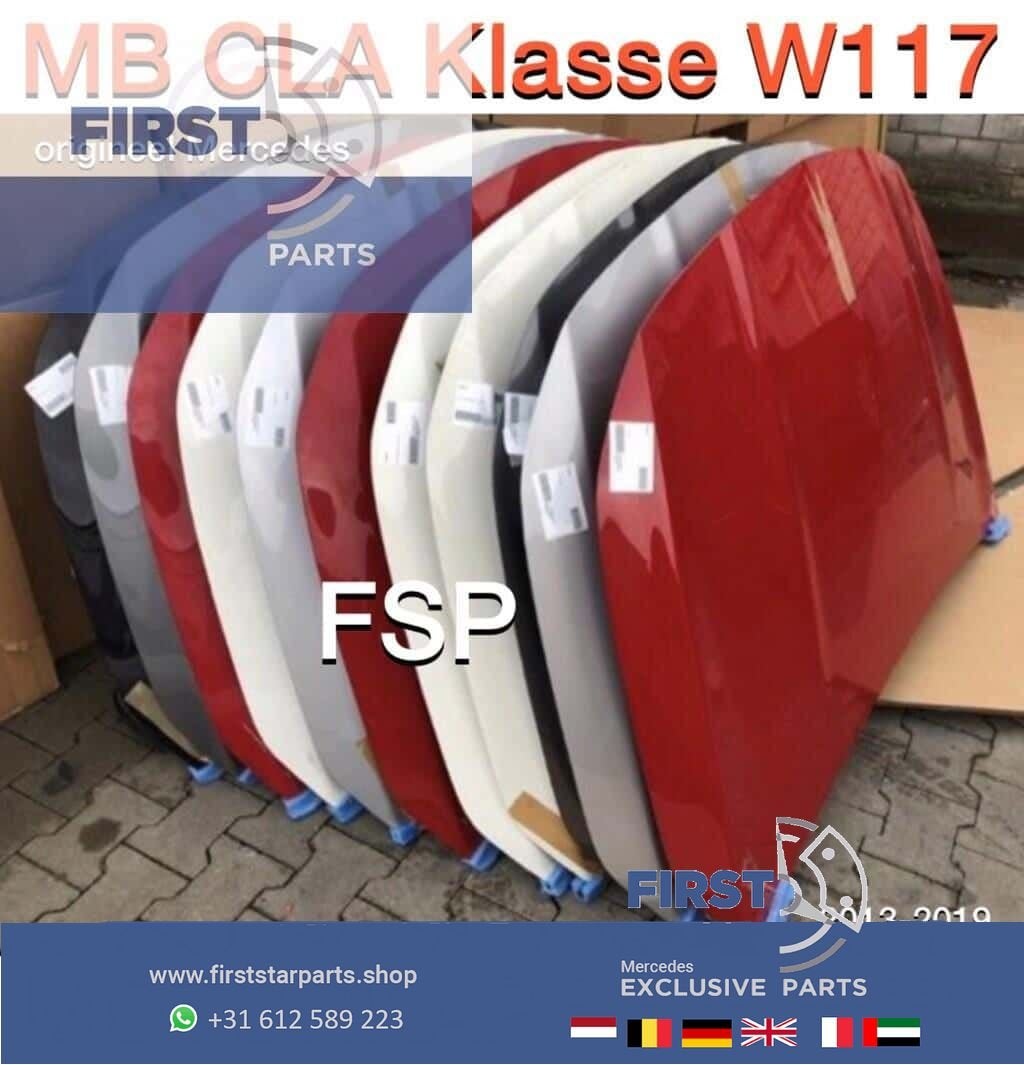 W117 CLA Motorkap origineel Mercedes 2013-2019 wit rood zwar, Gebruikt, -, Ophalen of Verzenden, -