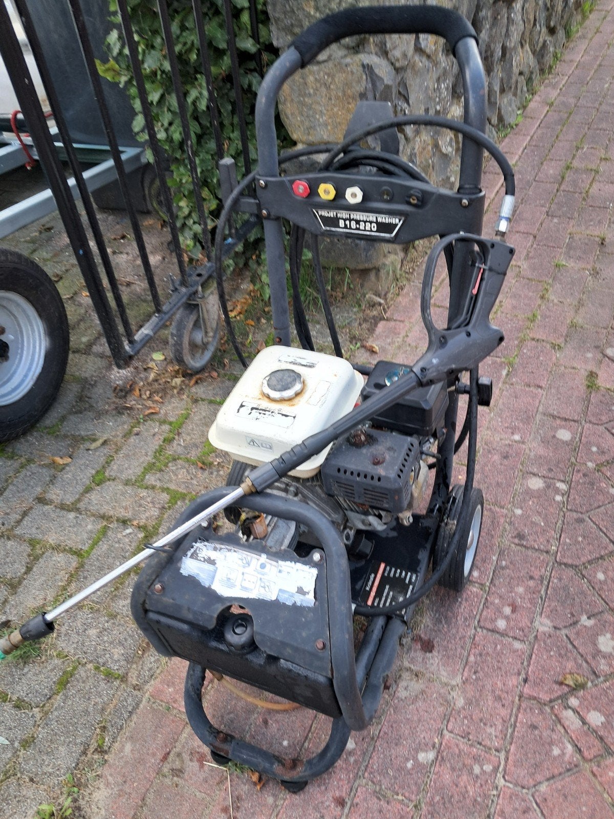 DEFECT: Kränzle B16-220 Benzine Hogedrukreiniger 220 BAR, Doe-het-zelf en Verbouw, Ophalen, Gebruikt, Overige typen