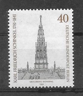 Duitsland - Berlijn 1981  Herdenkingszuil, Verzenden, BRD, Postfris