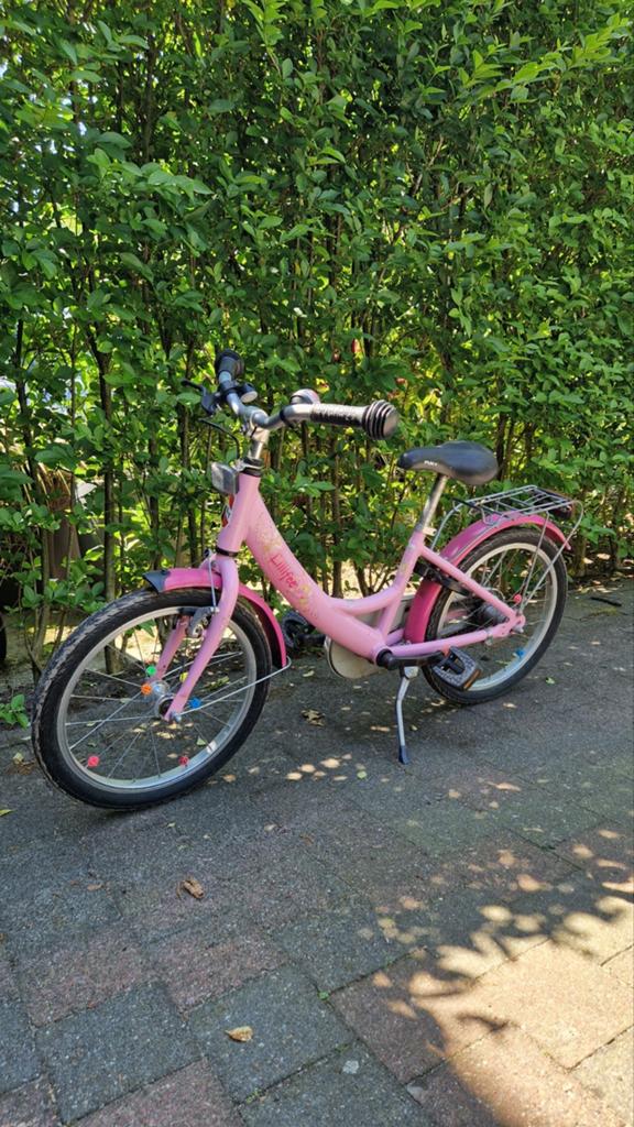 Puky lillifee meisjes fiets 5-6 jaar, Ophalen, Gebruikt, 16 inch