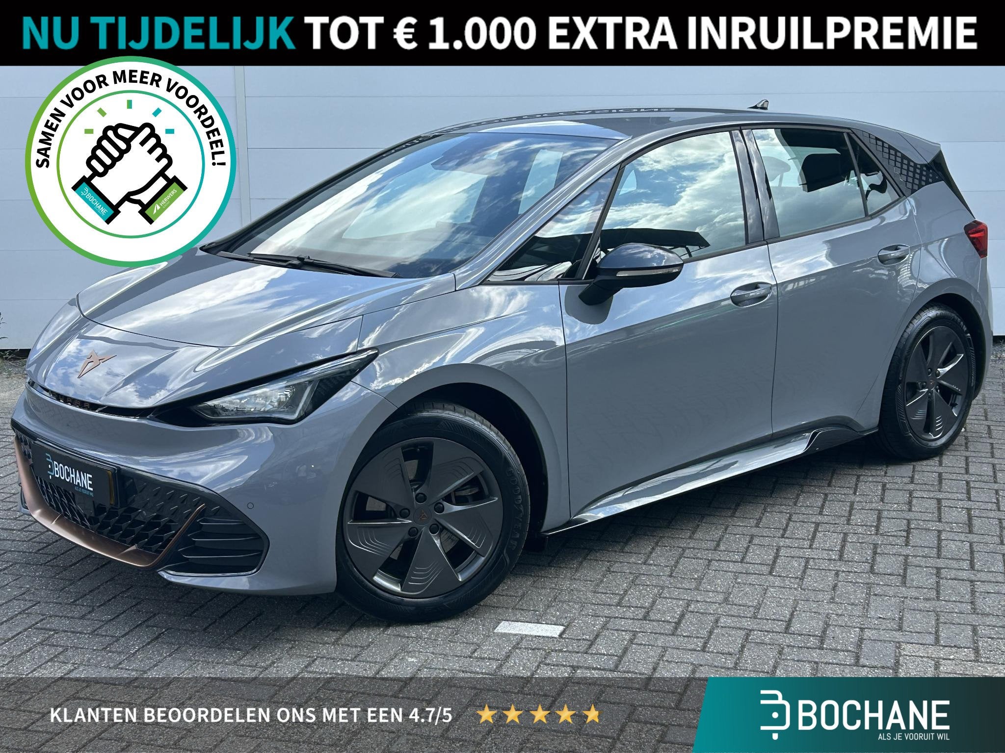 CUPRA Born Business One 62 kWh | SoH 95% | Navigatie | Camer, Auto's, Automaat, 421 km, Gebruikt, Met garantie (alle)