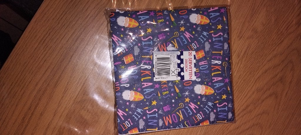 sinterklaas servetten, Diversen, Sinterklaas, Ophalen of Verzenden, Nieuw