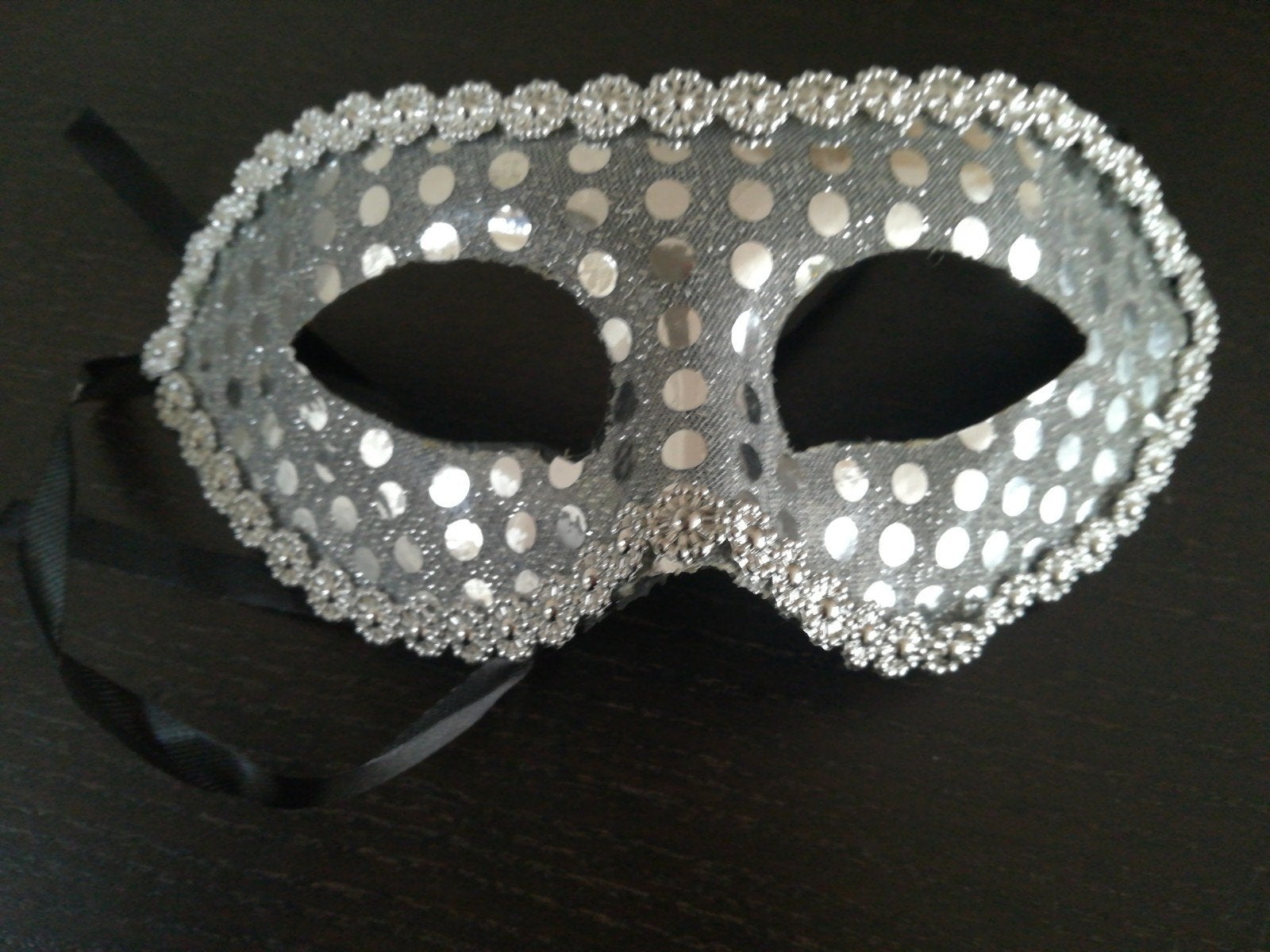 Masker zilverkleurig, Ophalen of Verzenden, Nieuw, Kostuum