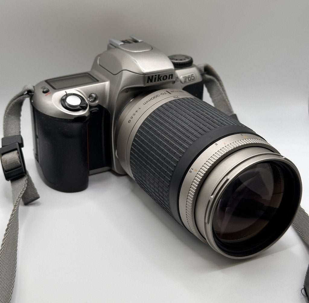 Mooie Nikon F65 met 70-300mm lens, Ophalen of Verzenden, Gebruikt, Spiegelreflex, Nikon