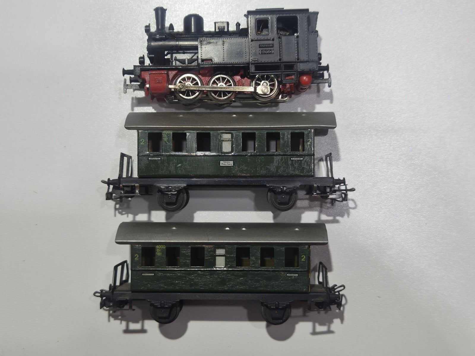 marklin treinset 3029 lok wagons 4000, Wisselstroom, Ophalen of Verzenden, Märklin, Gebruikt