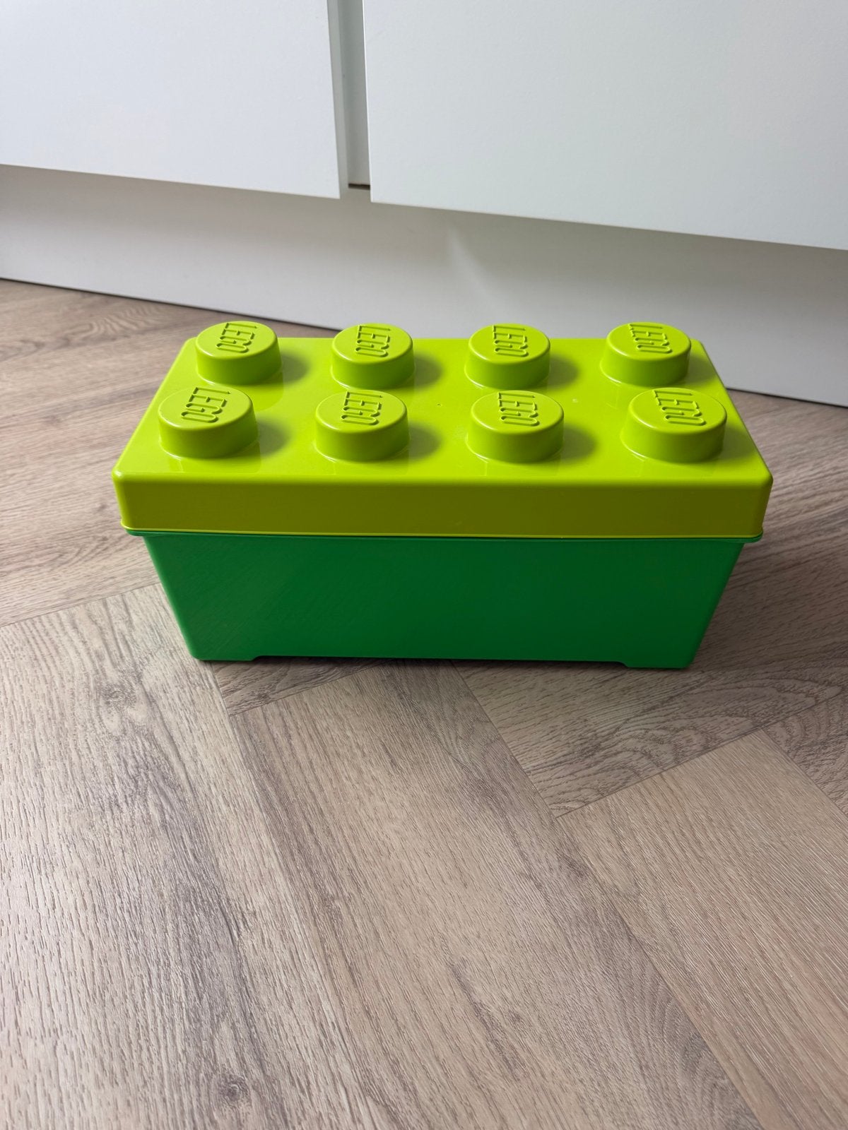 Lego Opbergdoos Groen - Handige Opberger voor Blokjes, Ophalen of Verzenden, Gebruikt, Overige typen, Lego
