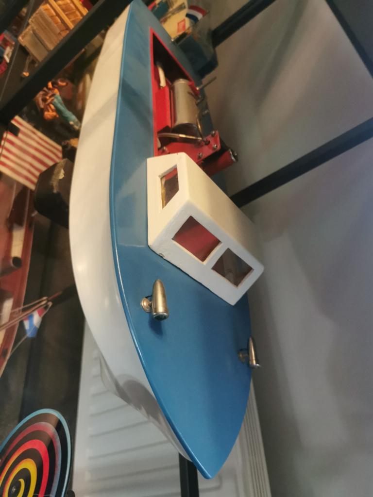 Stabiele boot met Wilesco schiffsmachine, Hobby en Vrije tijd, Modelbouw | Boten en Schepen, Ophalen, Gebruikt, Groter dan 1:32