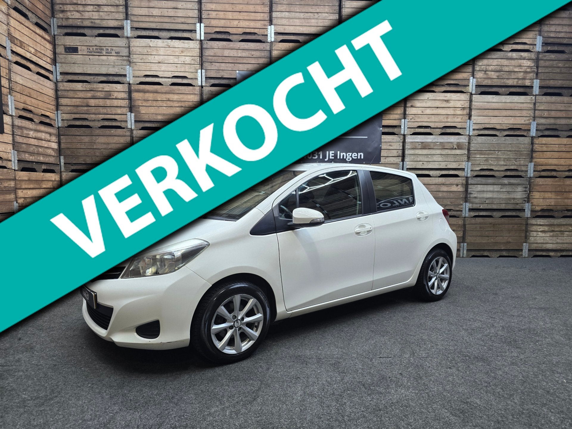 Toyota Yaris 1.0 VVT-i Aspiration Bluetooth Clima LM, Auto's, Euro 5, Stof, Wit, Origineel Nederlands