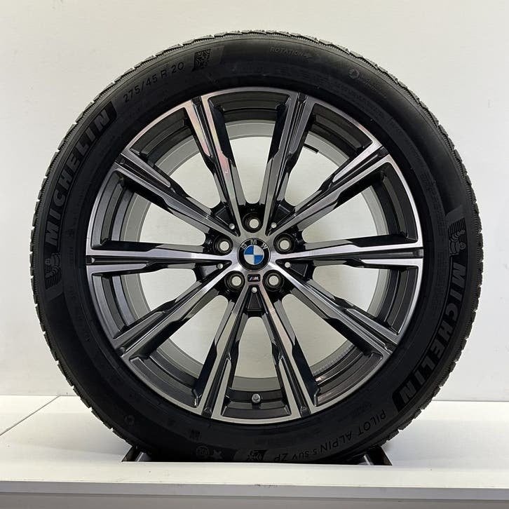 BMW X5 G05 EN X6 G06 SET VELGEN + WINTERBANDEN 20 INCH ORIG., Gebruikt, Banden en Velgen, Info@velgo.nl, Velgo