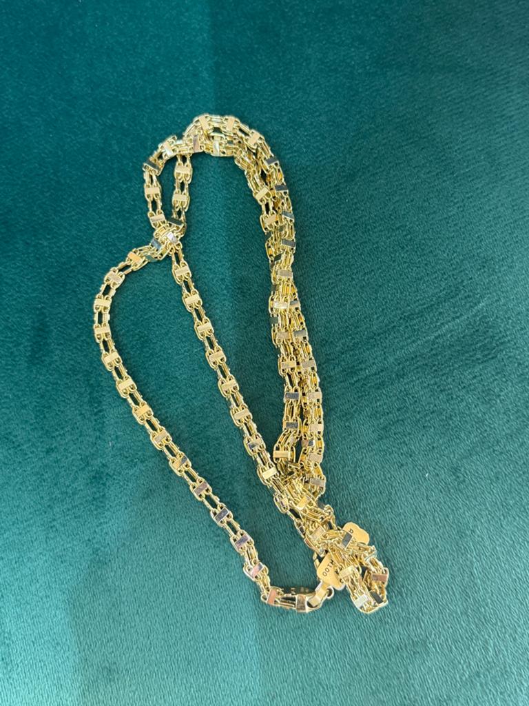 18KT Goud - 35.1 Gram - Ketting - MAGNUM - Herenketting, Ophalen, Nieuw, Goud