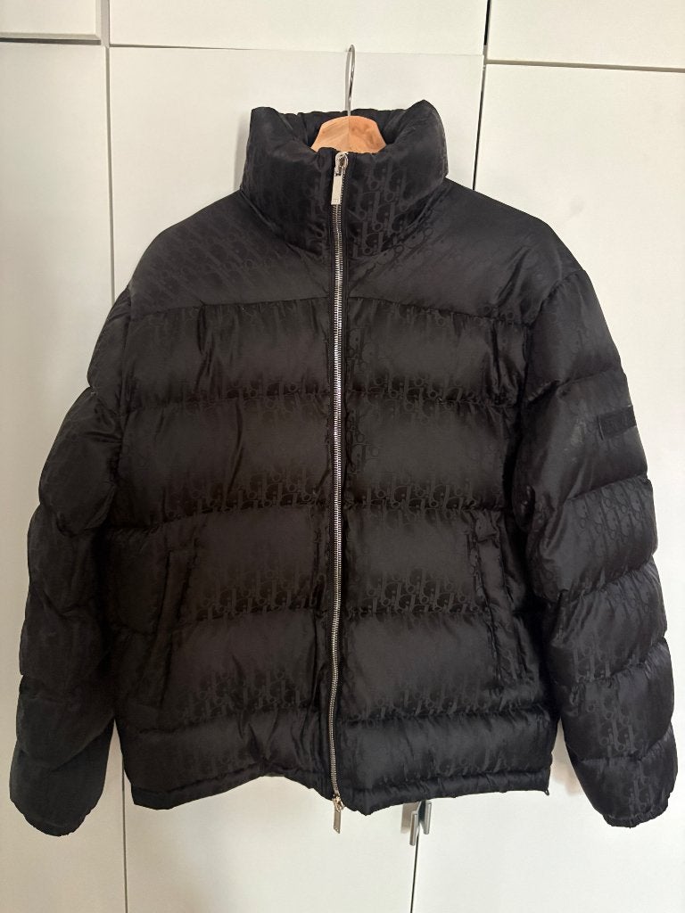 Dior zwarte puffer jas, Kleding | Heren, Jassen | Winter, Ophalen of Verzenden, Zo goed als nieuw, Maat 48/50 (M), Zwart