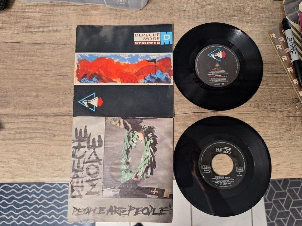 vinyl singles Depeche Mode - People Are People & Stripped 7, Gebruikt, 7 inch, Pop, EP