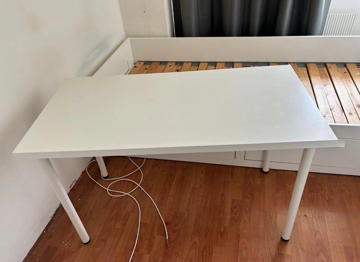 IKEA Adils bureau/tafel 75x150 cm, Ophalen, Gebruikt, 100 tot 150 cm, Minder dan 100 cm